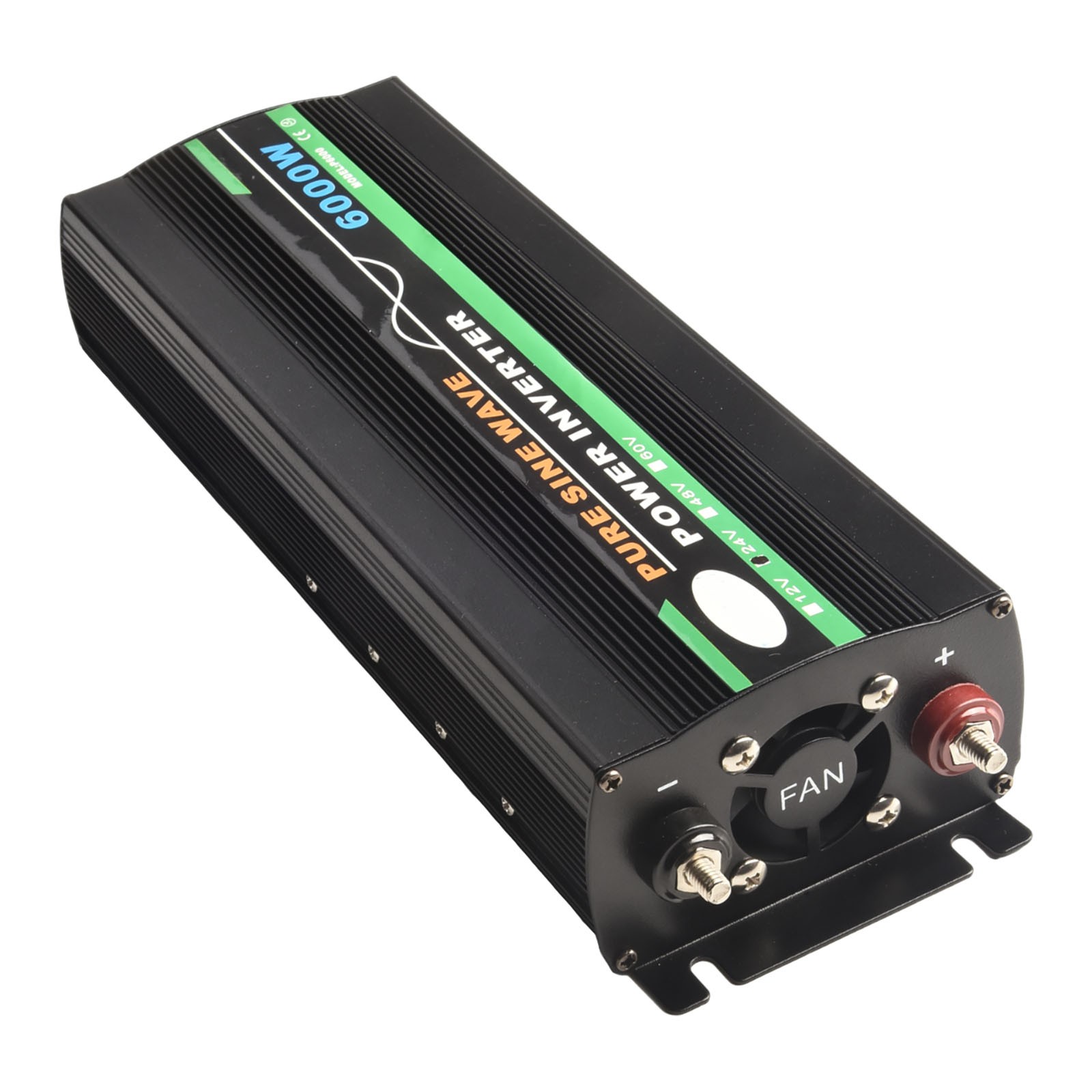 CHENGSI 1000 Watt Pure Sine Wave Power Inverter DC 24V to AC 220V Converter, for Home, RV, Truck, Off-Grid Solar Power Inverter, Maximum Power Output of 6000W